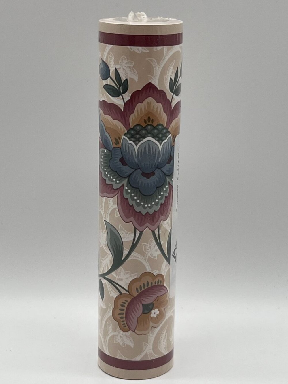 Fashion Point Wallpaper Border Mauve Burgundy Pink Jacobean Floral DS9440B New